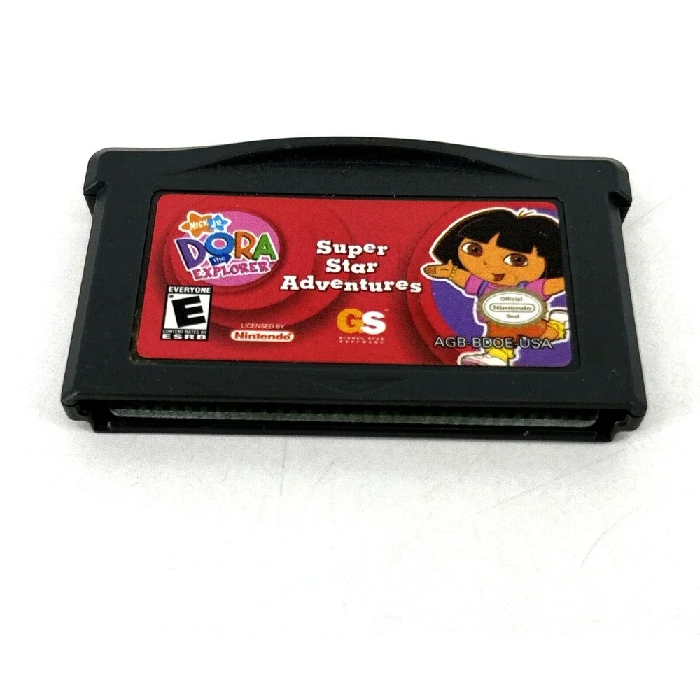 Dora the Explorer Nintendo Game Boy Advance LOT 2 Super Spies & Star‎ Adventures